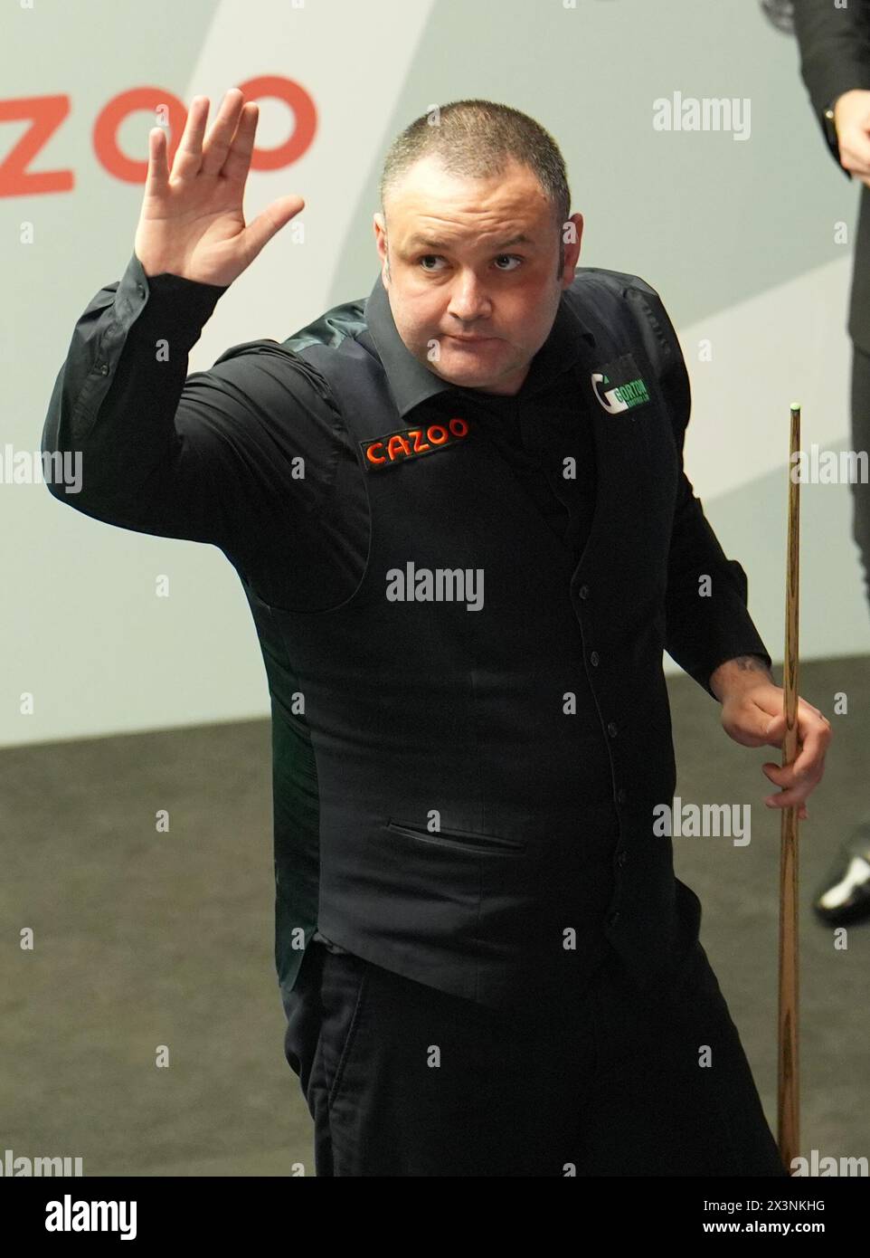 Stephen Maguire after victory over Shaun Murphy on day nine of the 2024