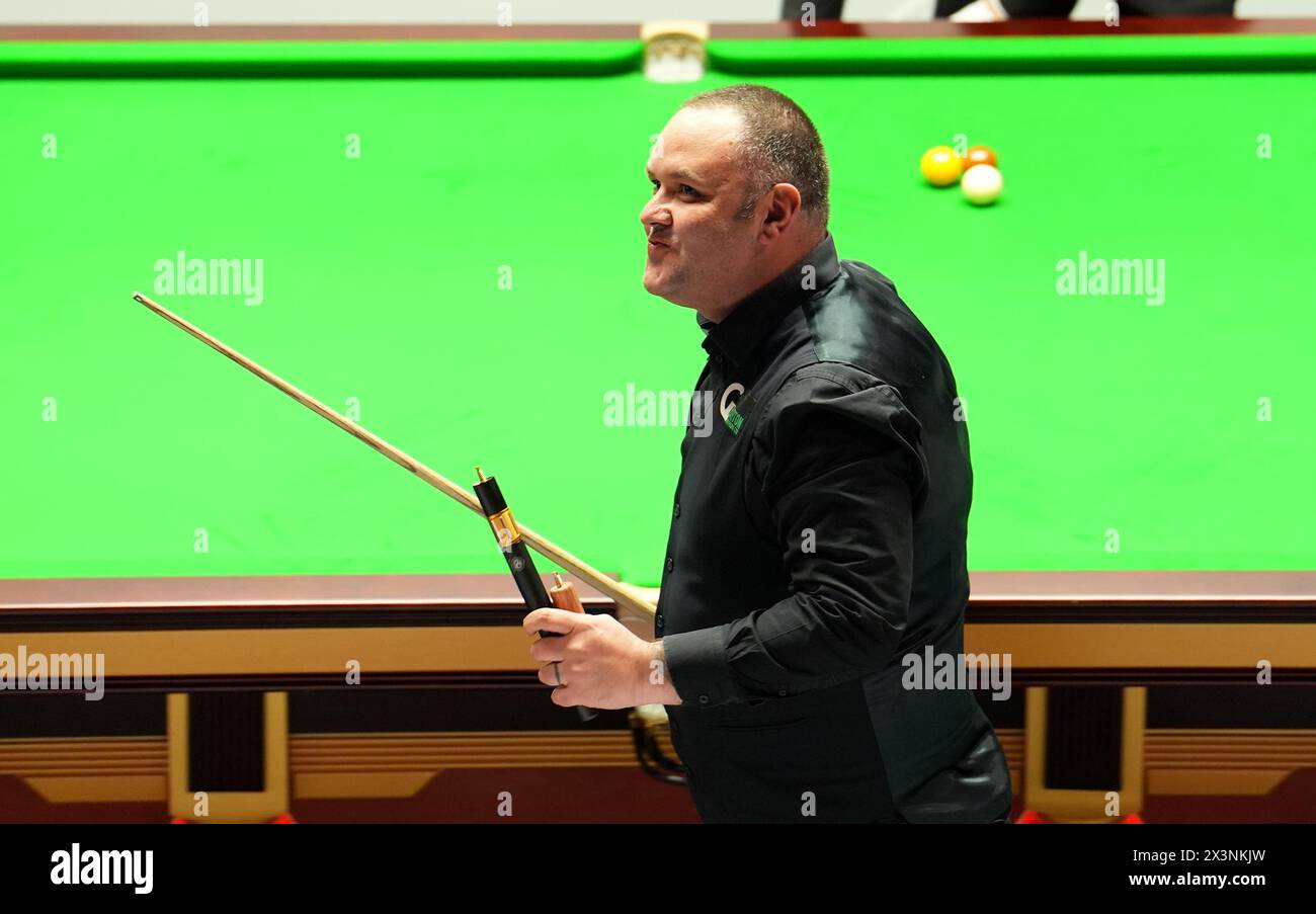 Stephen Maguire after victory over Shaun Murphy on day nine of the 2024