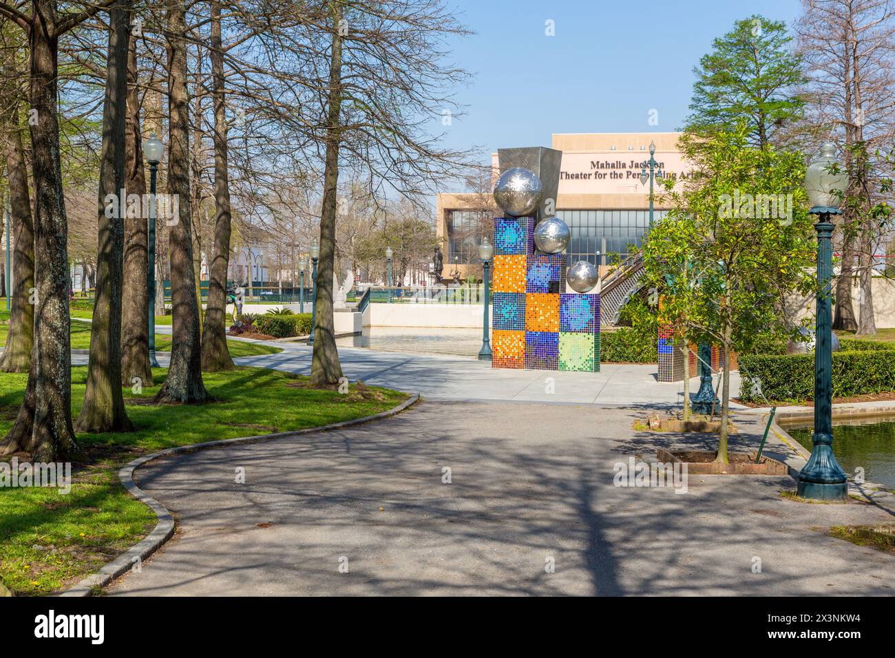 New Orleans, Louisiana. Louis Armstrong Park, Mahalia Jackson Theater