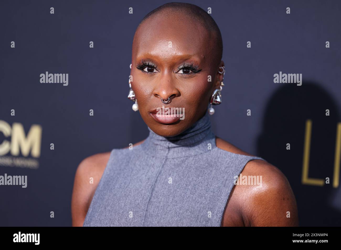 Hollywood, United States. 27th Apr, 2024. HOLLYWOOD, LOS ANGELES, CALIFORNIA, USA - APRIL 27: Cynthia Erivo arrives at the 49th Annual AFI (American Film Institute) Lifetime Achievement Award Gala Tribute Celebrating Nicole Kidman held at the Dolby Theatre on April 27, 2024 in Hollywood, Los Angeles, California, United States. (Photo by Xavier Collin/Image Press Agency) Credit: Image Press Agency/Alamy Live News Stock Photo