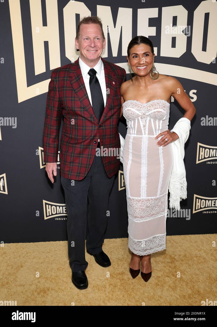 LOS ANGELES, CA APRIL 27 Brian Herlihy, Vera Jimenez at the Homeboy