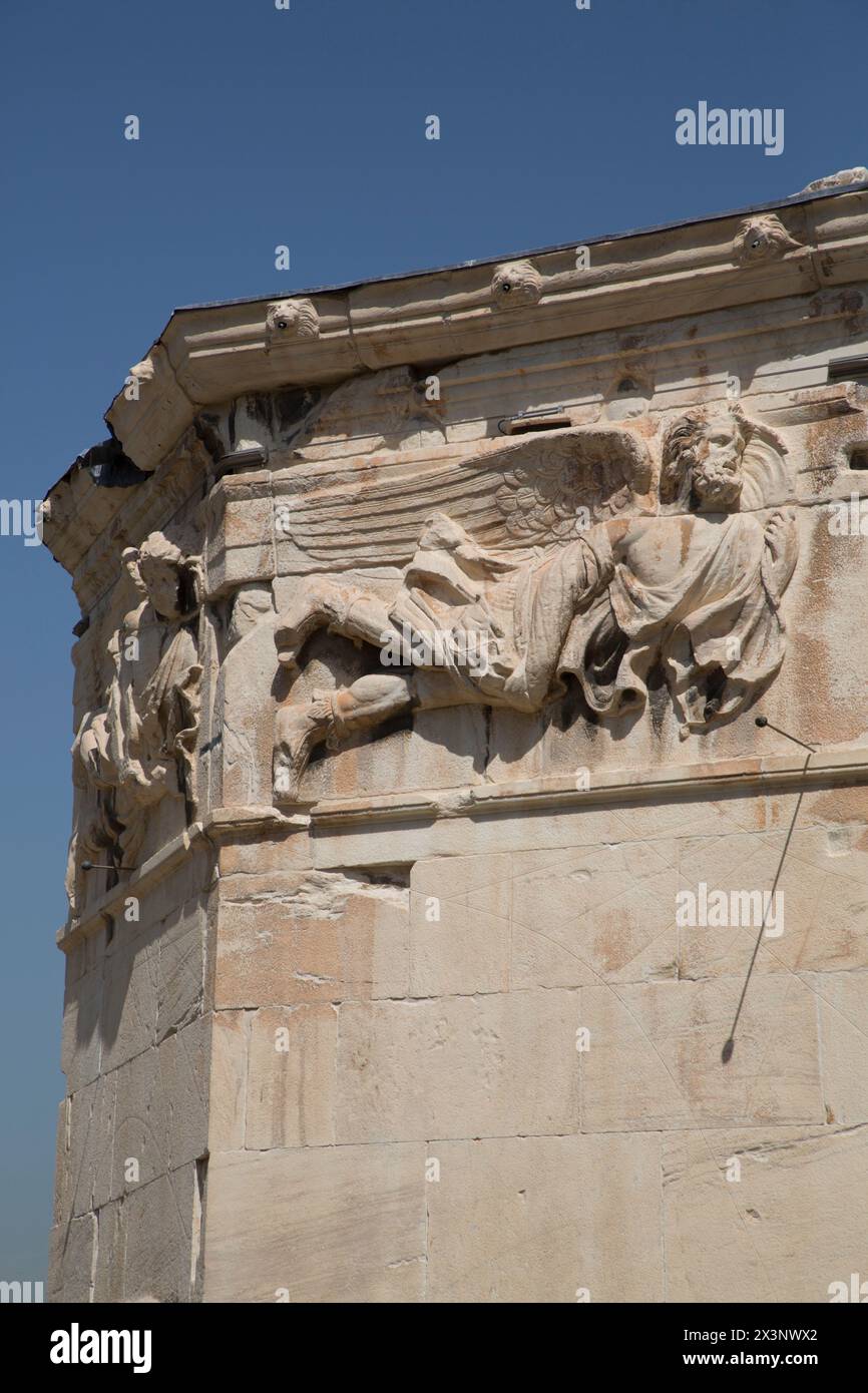 Tower of Winds, Roman Agora, Athens, Greece Stock Photo - Alamy