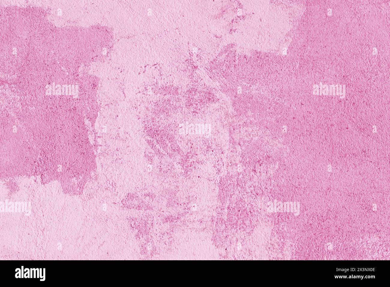 Old stucco plaster surface, concrete wall background, close up grunge texture of pink painted cement texture. Wallpaper, backdrop, architecture design Stock Photo