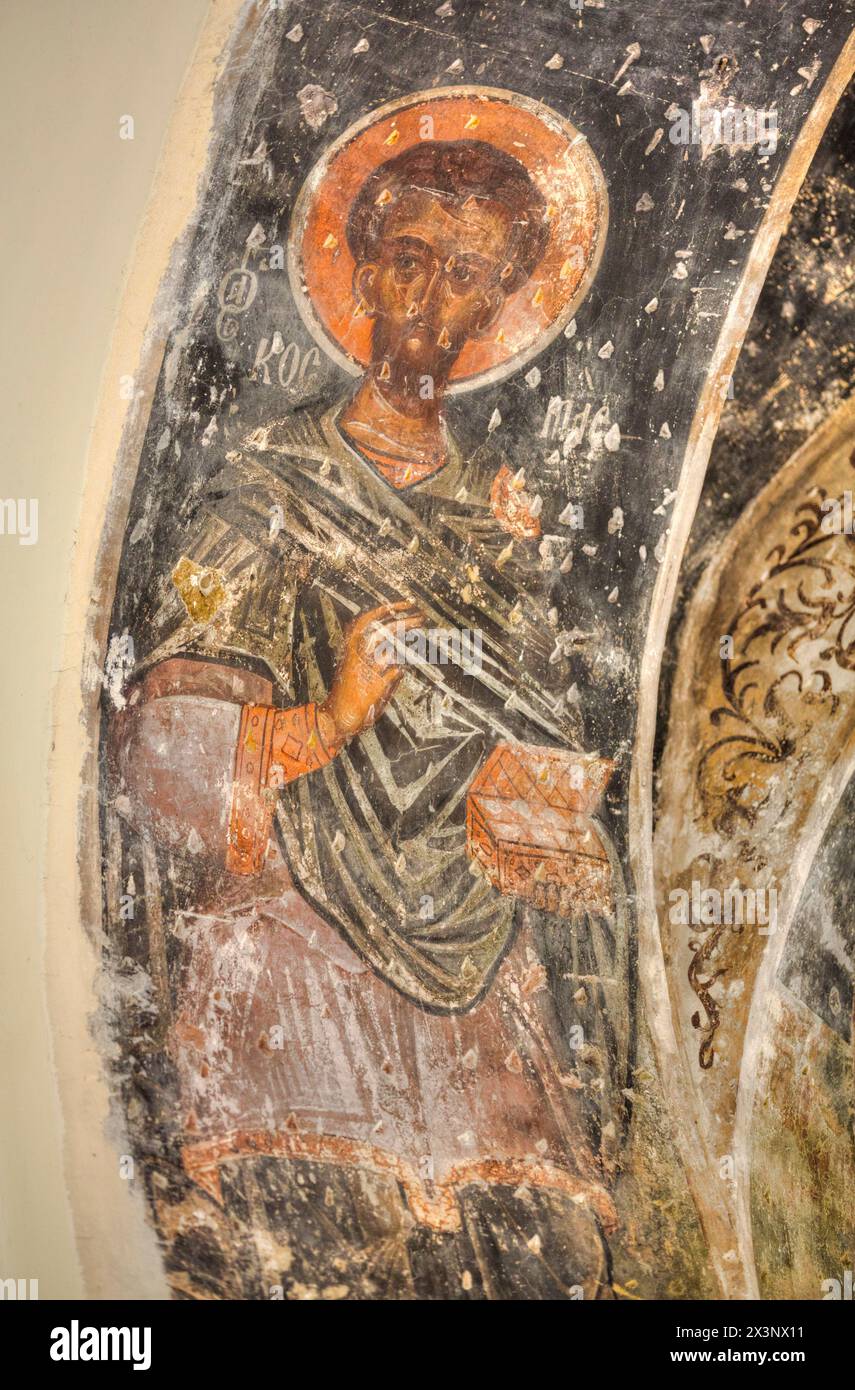 Original Frescoes, 17th Century, Church of the Holy Apostles, 10th ...