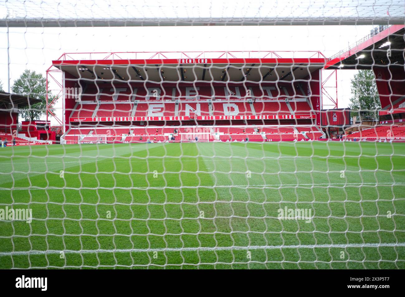The City Ground, Nottingham, UK. 28th Apr, 2024. Premier League Football, Nottingham Forest versus Manchester City; Trent End prior to kick off Credit: Action Plus Sports/Alamy Live News Stock Photo