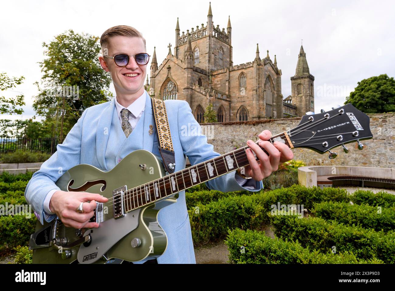 Luke La Volpe West Lothian artist musician Stock Photo