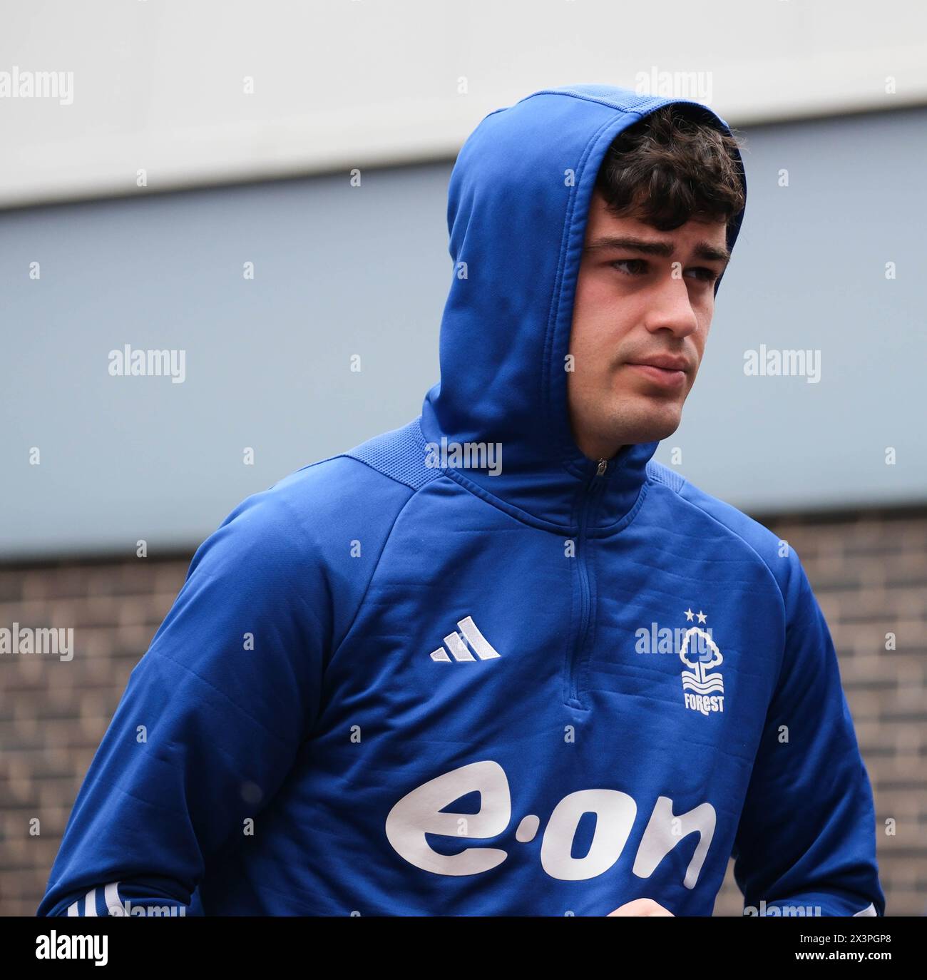 The City Ground, Nottingham, UK. 28th Apr, 2024. Premier League Football, Nottingham Forest versus Manchester City; Giovanni Reyna of Nottingham Forest arriving at the ground Credit: Action Plus Sports/Alamy Live News Stock Photo