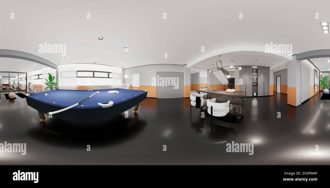 3d render pool house hi-res stock photography and images - Alamy