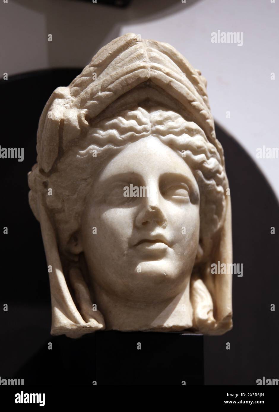 Ceres. 1st century-2nd century AD. White marble. Musei Reali. Archaelogical Museum. Turin. Stock Photo