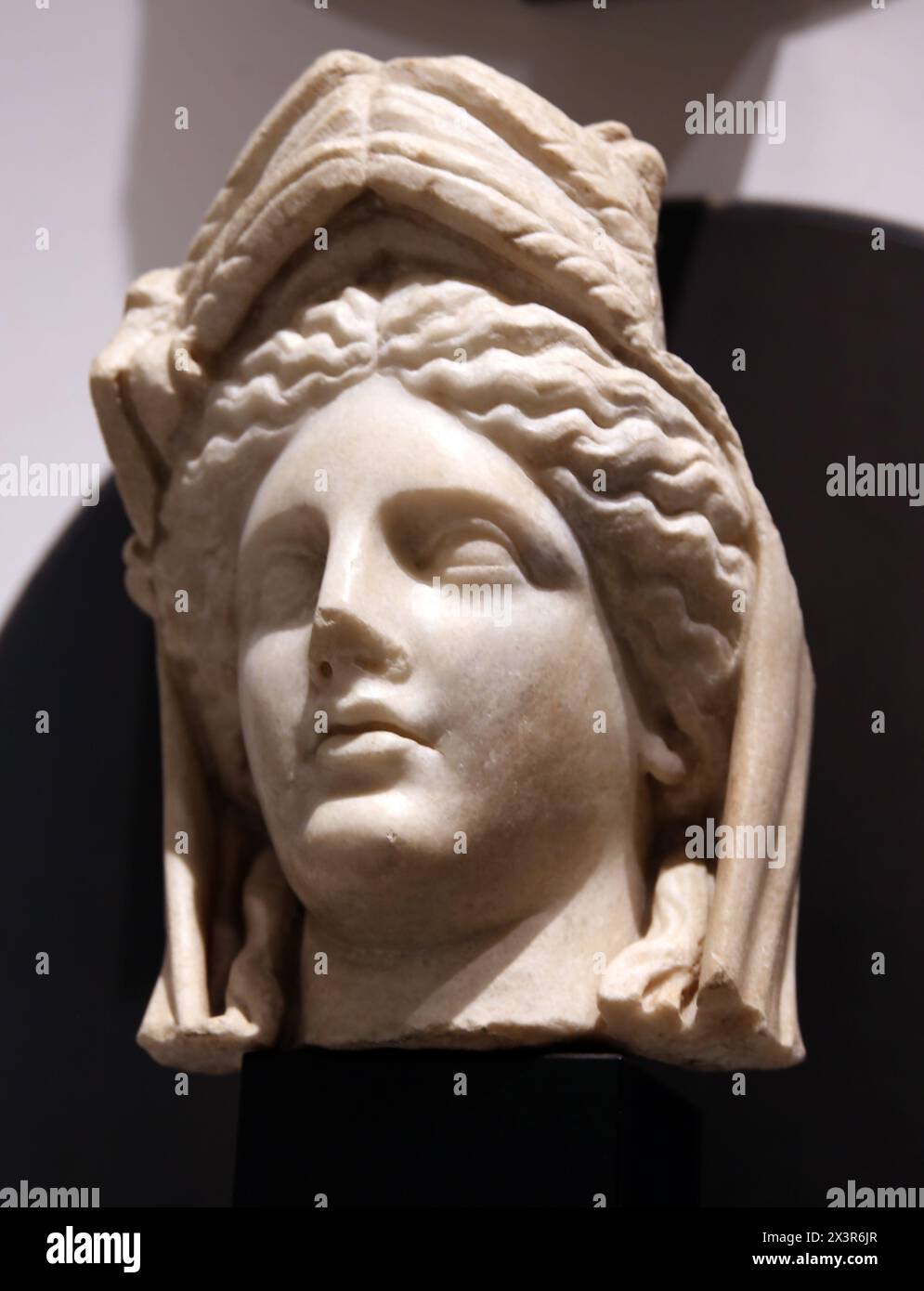 Ceres. 1st century-2nd century AD. White marble. Musei Reali. Archaelogical Museum. Turin. Stock Photo