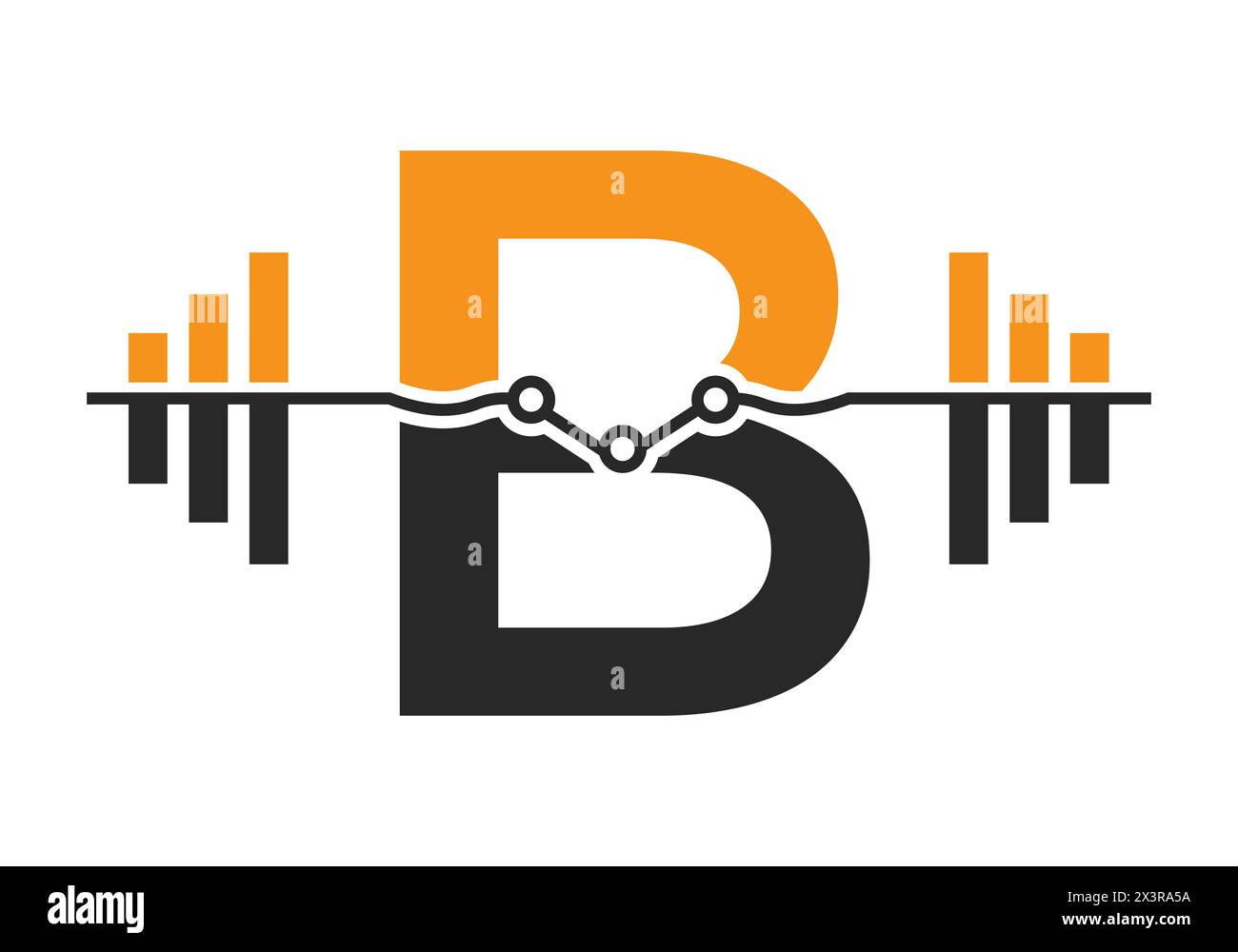 Initial Letter B Fitness Logo Concept With Dumbbell Icon. Gym Symbol ...