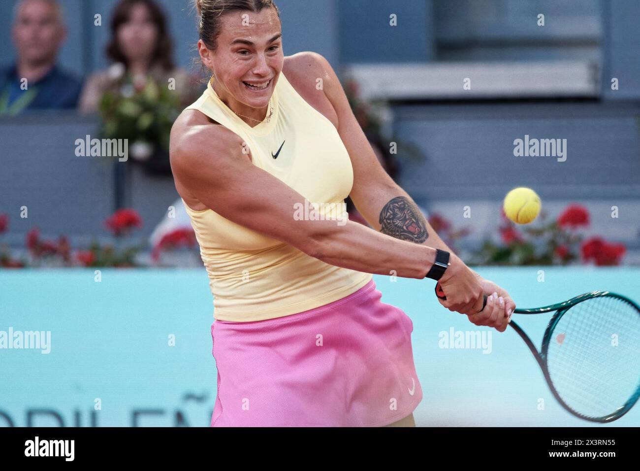 Madrid, Spain. 28th Apr, 2024. Tennis, individual Women Mutua Madrid
