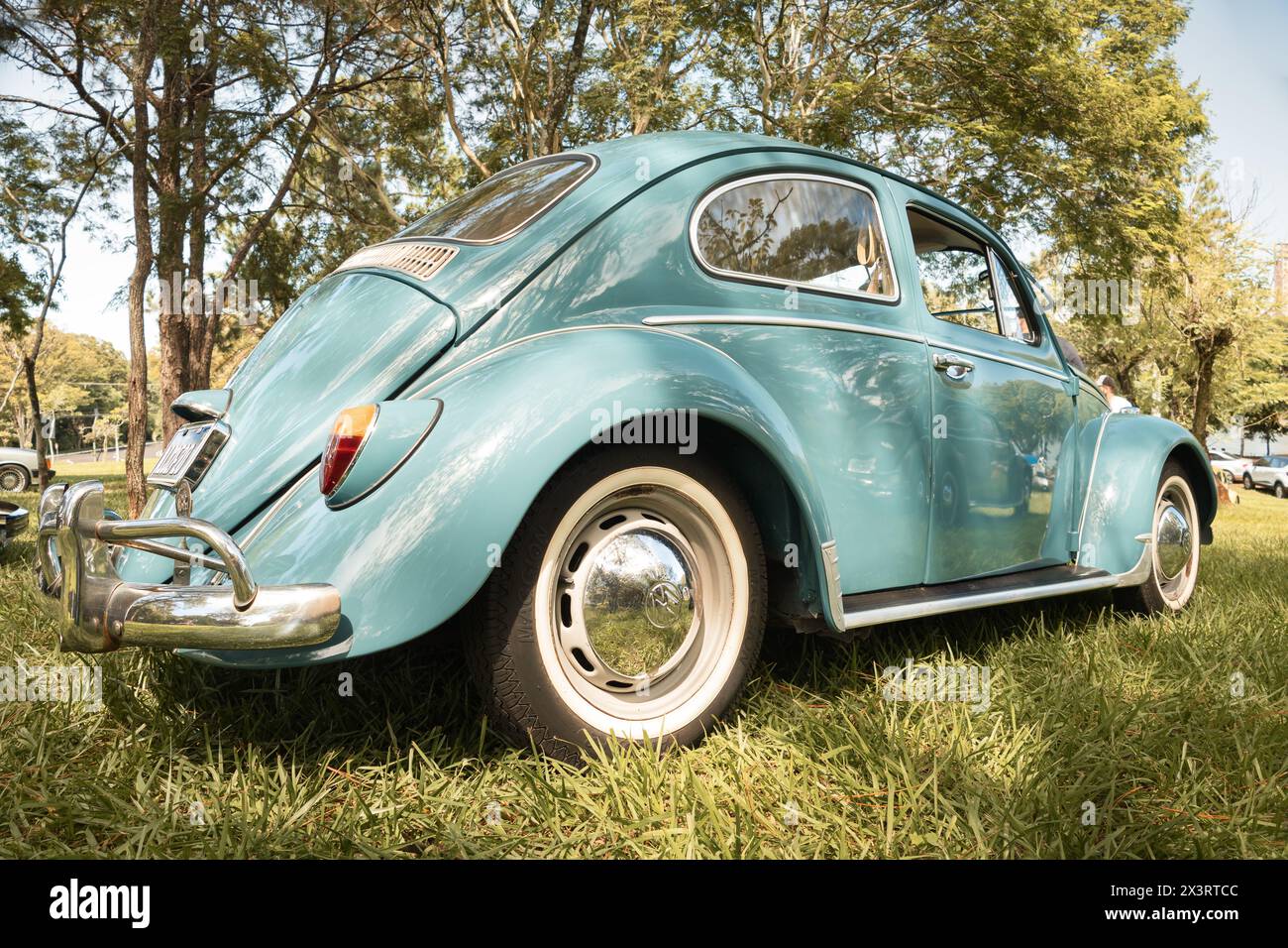 1967 Volkswagen Beetle Fusca on display at the monthly meeting of ...