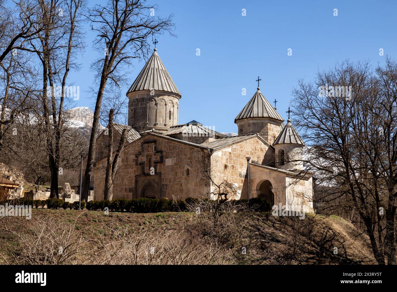 Ancient churches of Haghartsin Monastery in the Tavush Province of Armenia Stock Photo