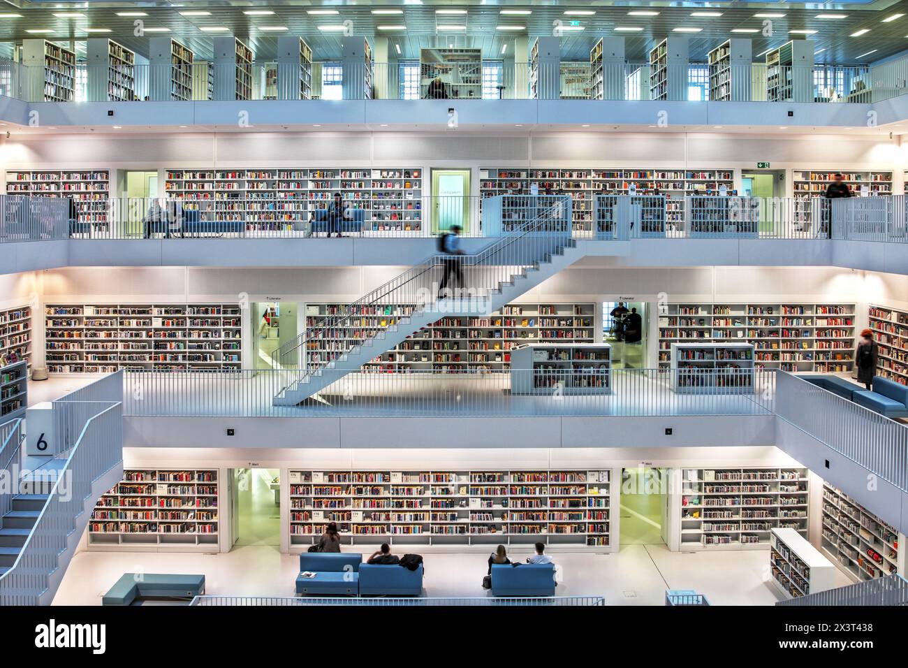 Designed by Yi Architects and opened in 2011, Stuttgart City Library ...