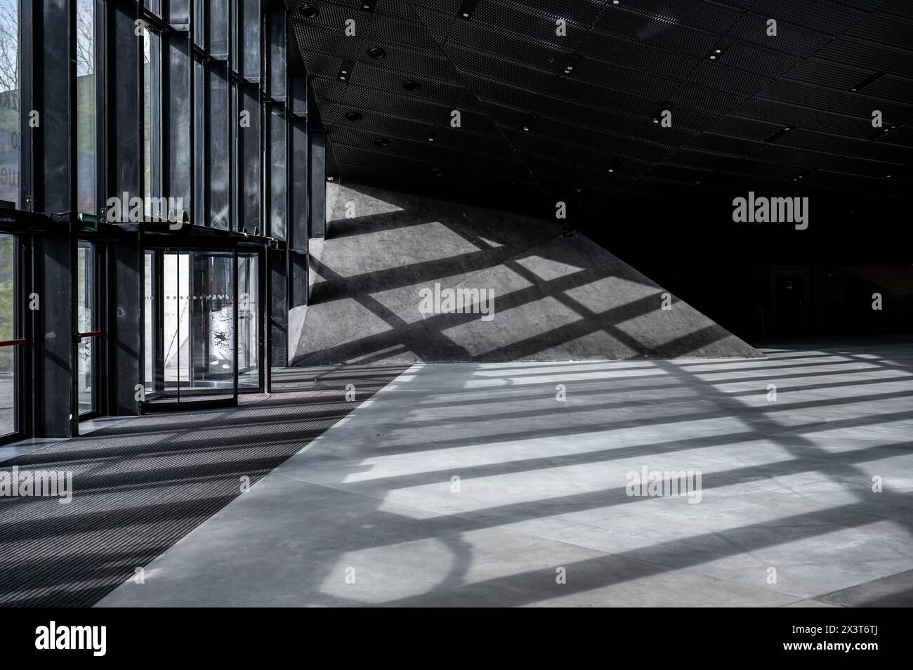 Katowice Silesian Poland March 24 2024 Futurist Interior Of The Katowice Silesian Poland March 24 2024 Futurist Interior Of The