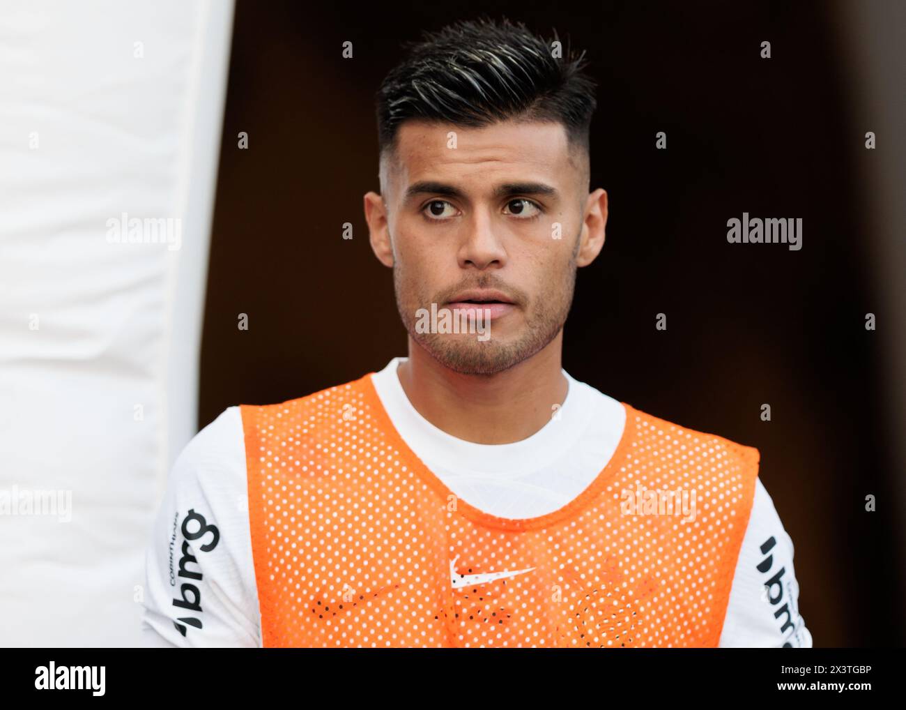 São Paulo (SP), April 28, 2024 - Football / Brazilian Championship 2024 - Match between Corinthians and Fluminense (RJ), valid for the fourth round of the 2024 Brazilian Championship, held at the Neo Química Arena on the afternoon of this Sunday (28). Credit: Vilmar Bannach/Alamy Live News Stock Photo