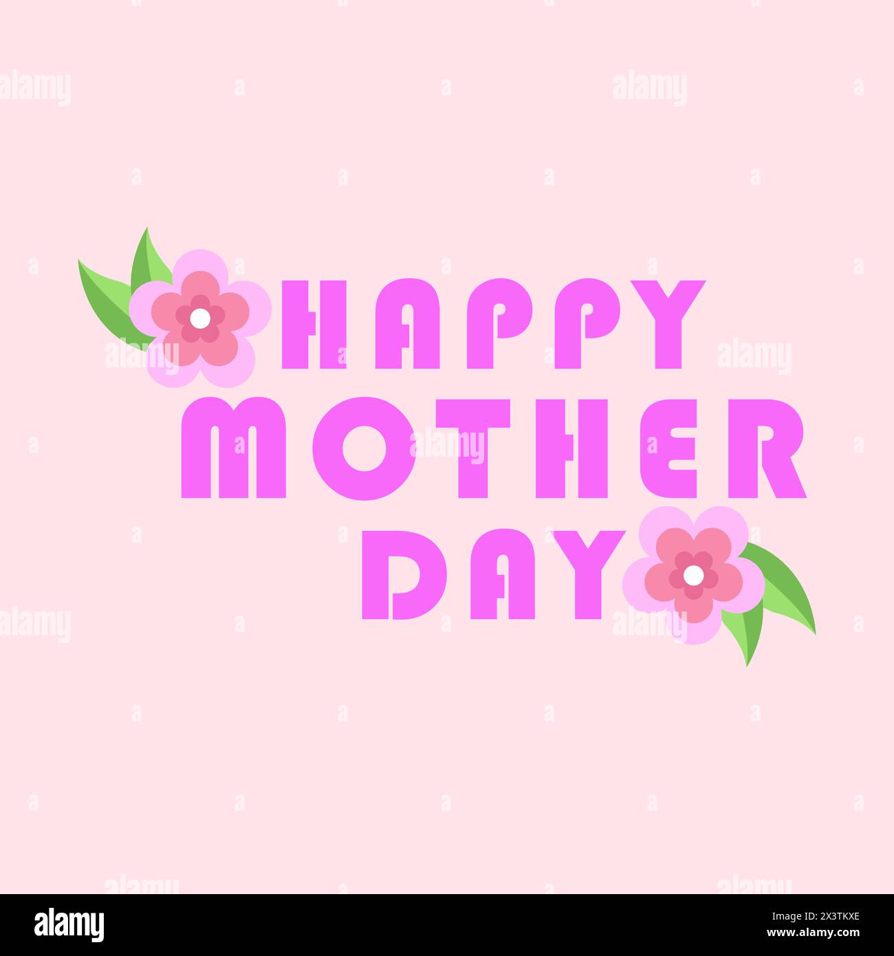 Happy Mother Day Greeting Card Vector Banner Poster Or Template Design