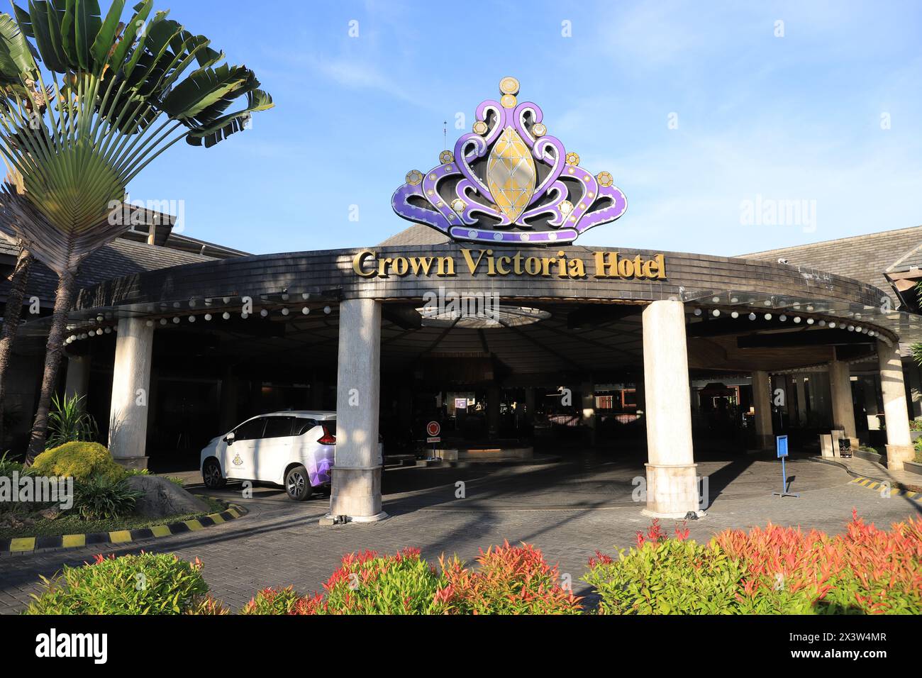 Crown Victoria Hotel at East Java Stock Photo