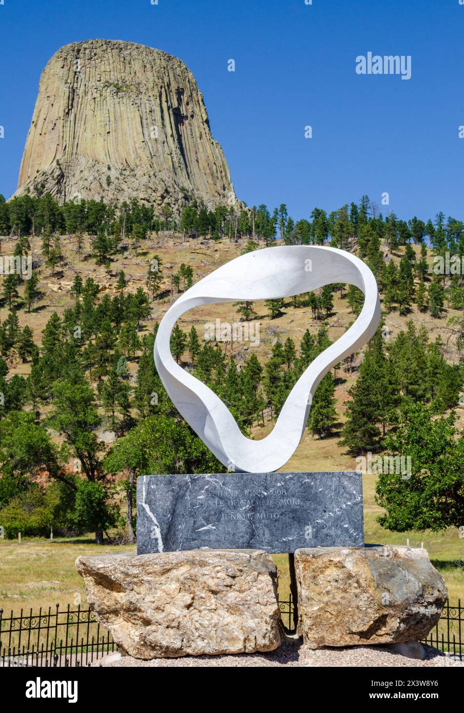 Circle of Sacred Smoke Sculpture at Devils Tower National Monument ...