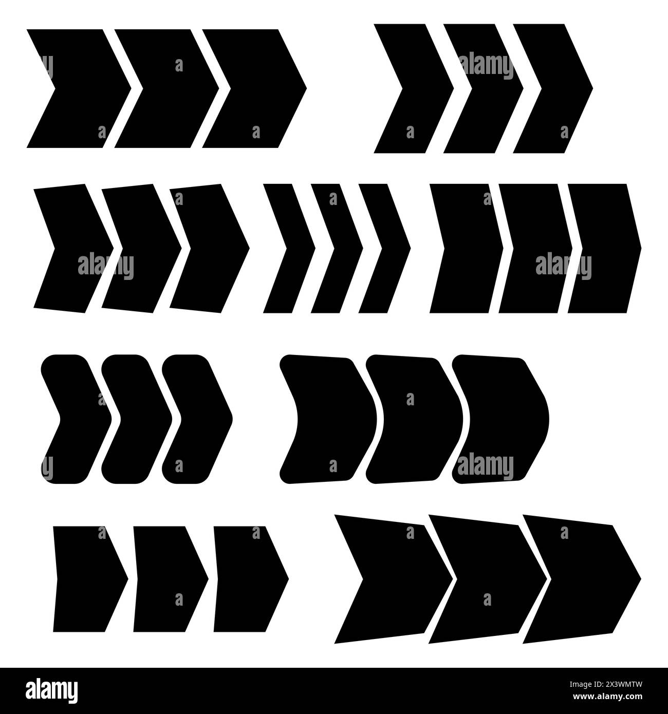 Vintage arrows vector set Stock Vector Images - Alamy