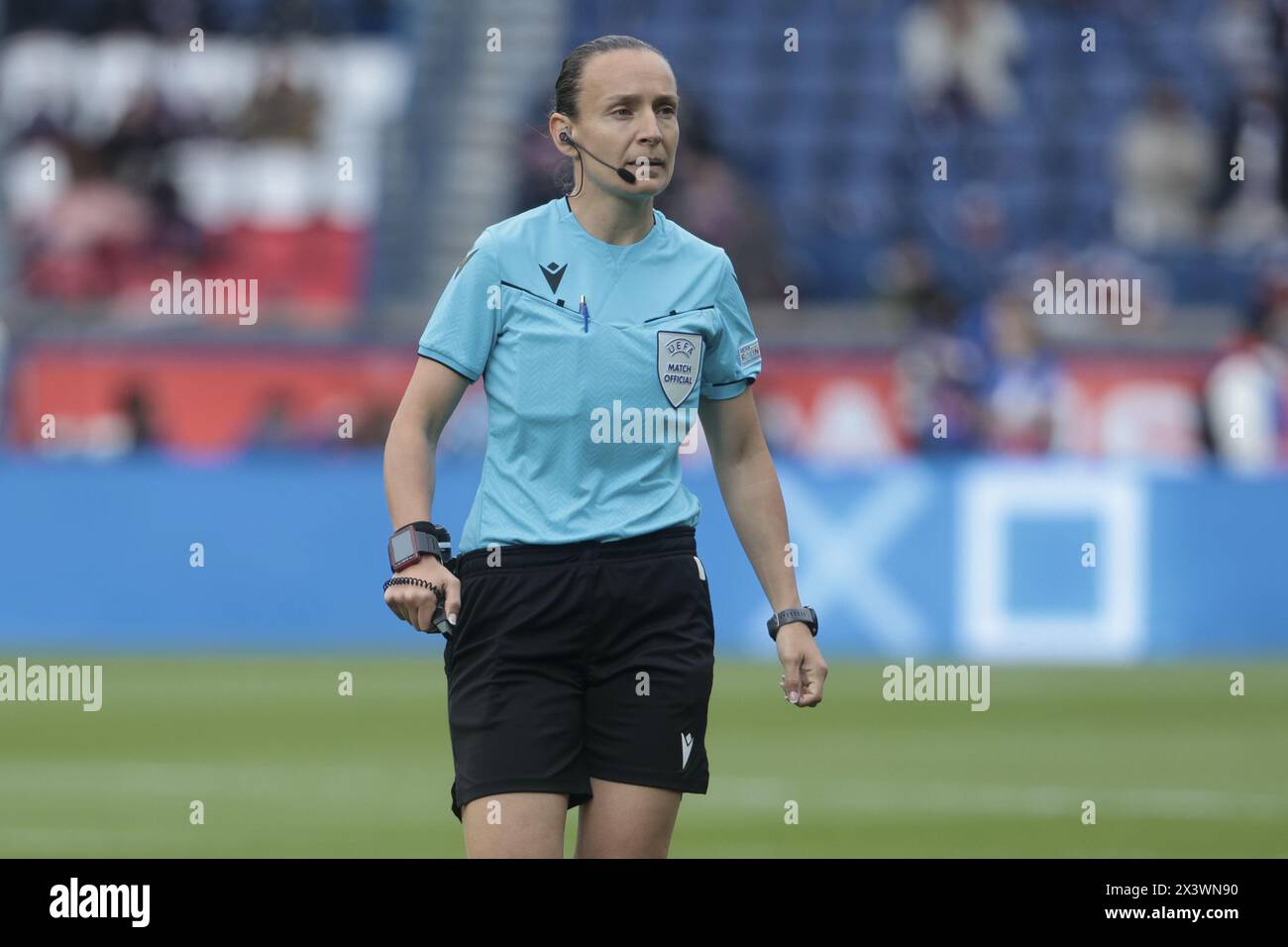 Referee Ivana Projkovska of North Macedonia during the UEFA Women's