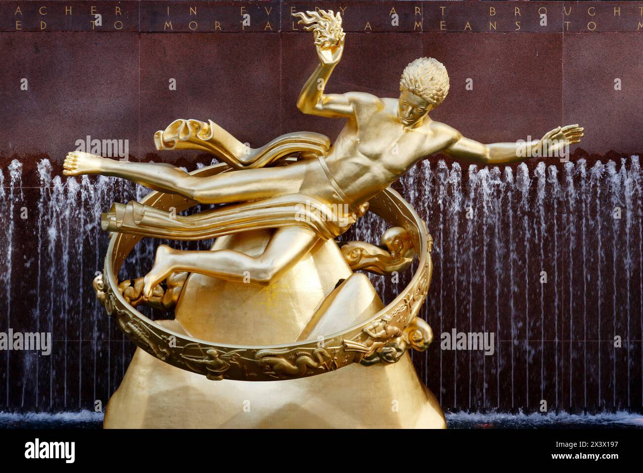 Statue Of Prometheus 1885 1966 hi-res stock photography and images - Alamy