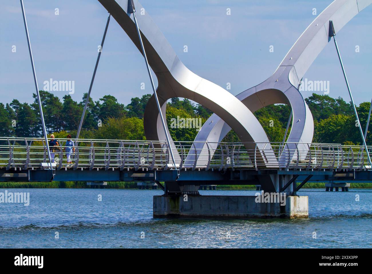 Europe, Scandinavia, Sweden.. Soelvesborg. Longest pedestrian and cycle ...