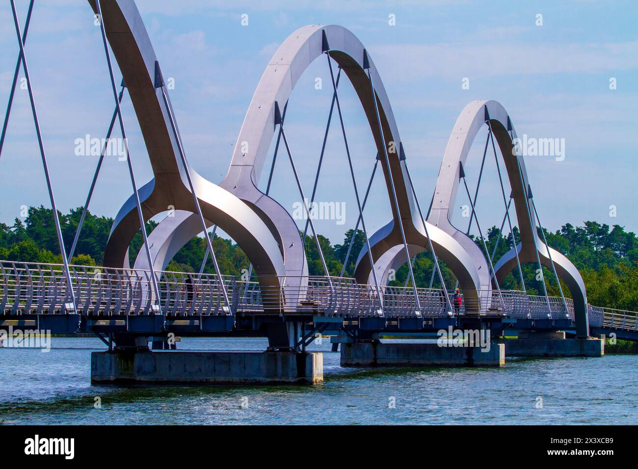 Europe, Scandinavia, Sweden.. Soelvesborg. Longest pedestrian and cycle ...