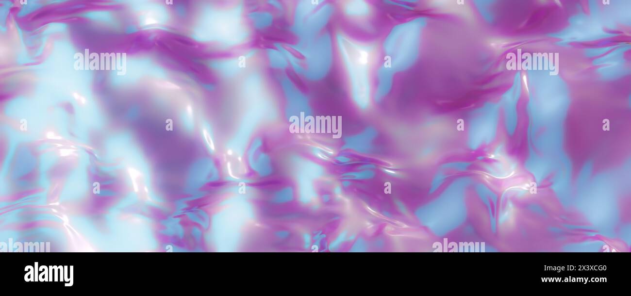 Mesmerizing abstract holographic background with fluid, liquid texture ...