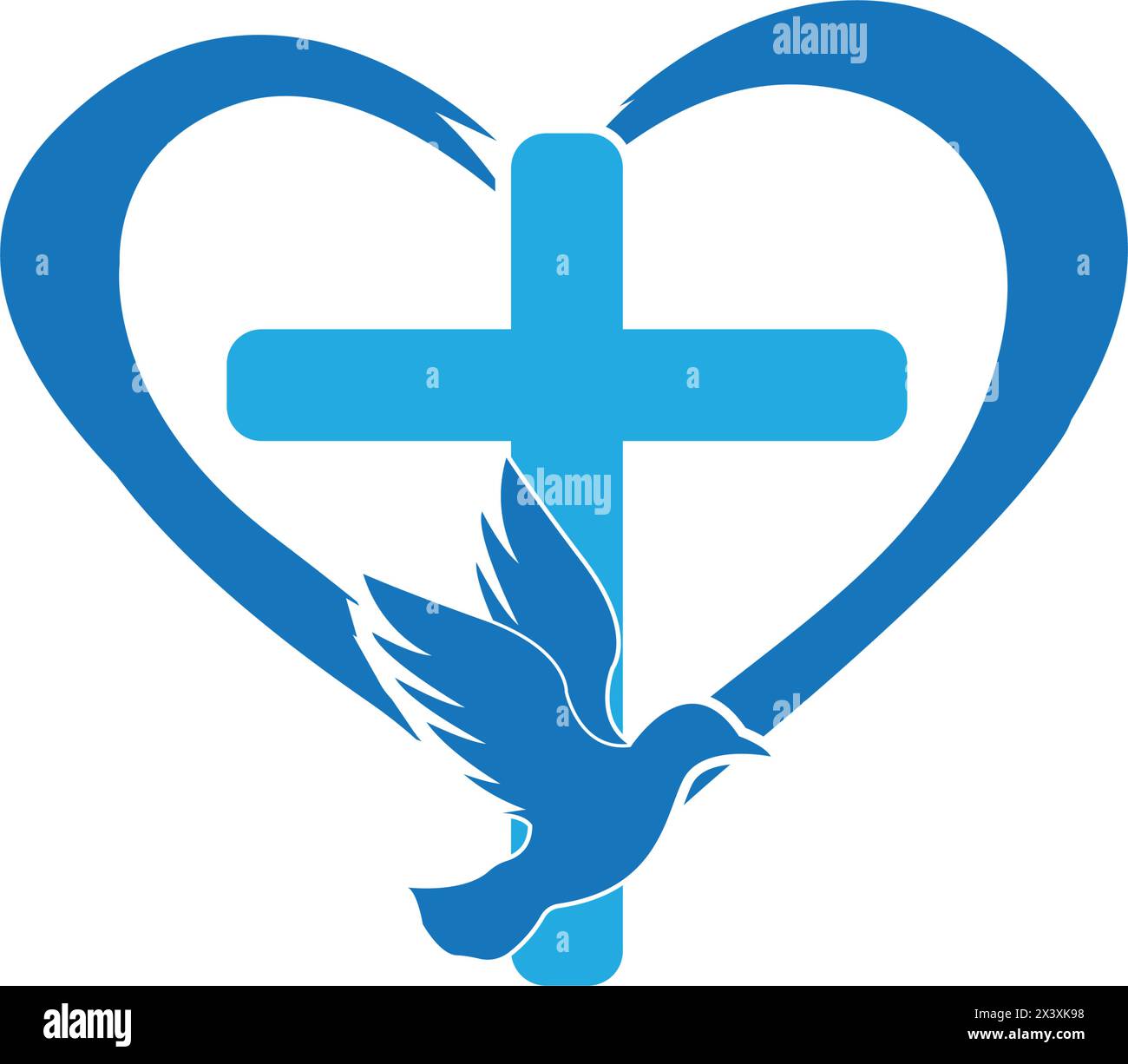 Church logo template vector icon illustration design Stock Vector