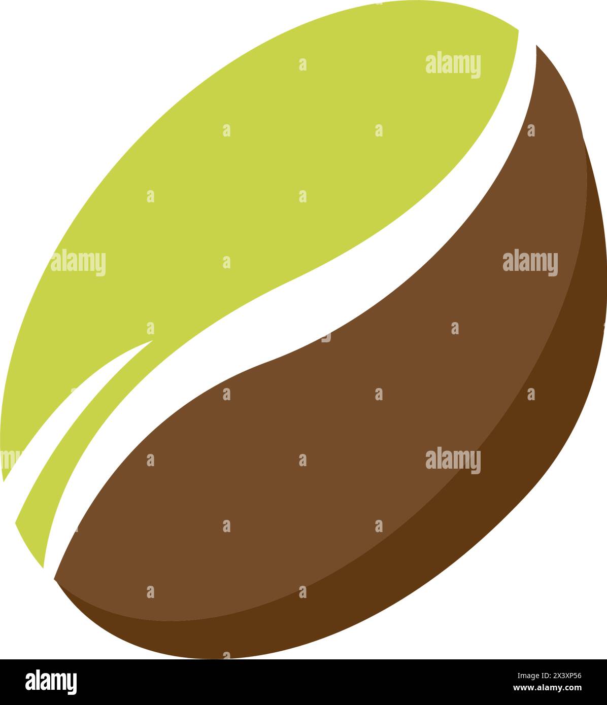 coffee beans icon logo vector design template Stock Vector