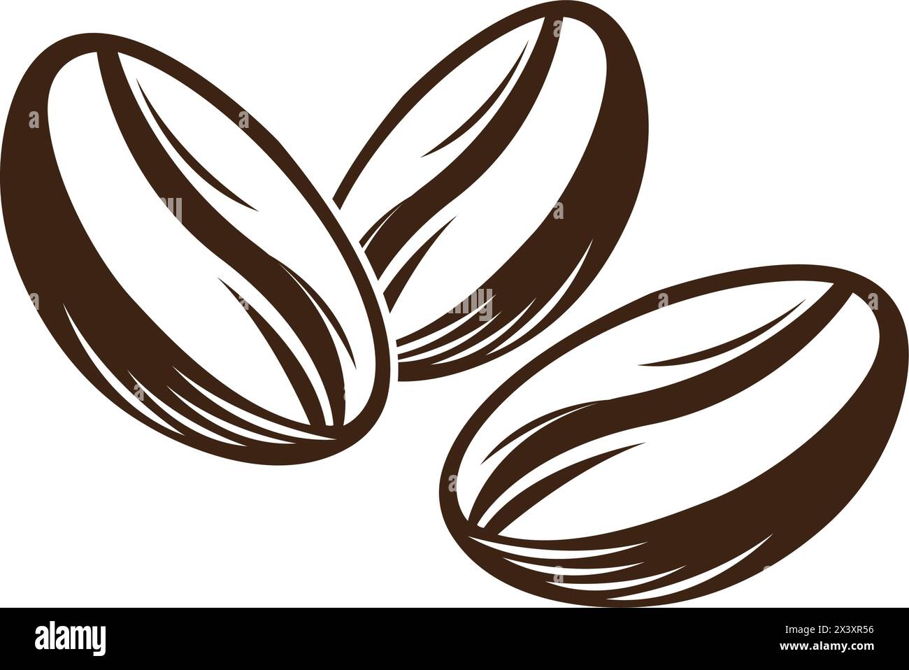 coffee beans icon logo vector design template Stock Vector Image & Art ...