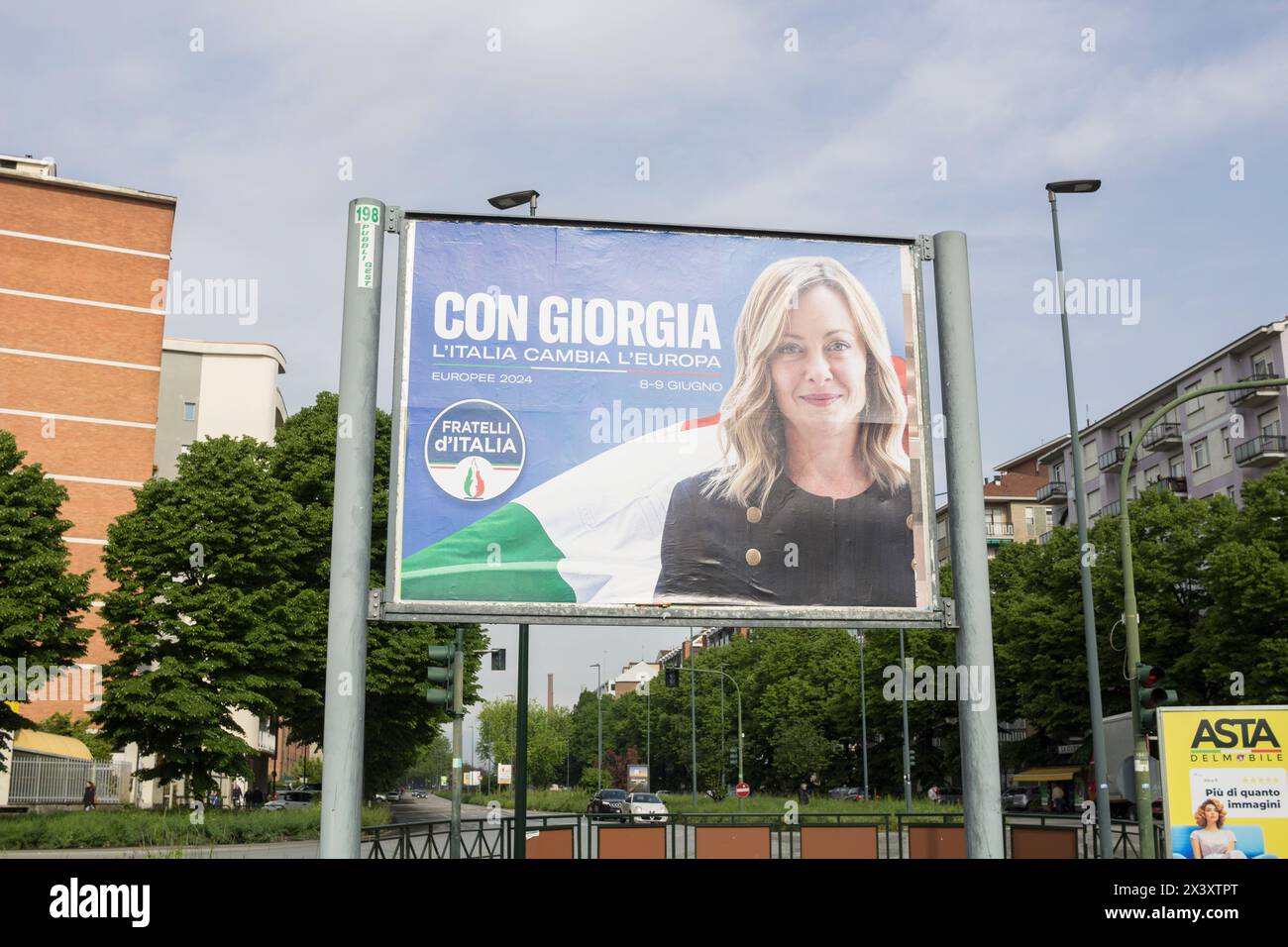 2024 European elections Italian candidate Meloni (Fratelli d