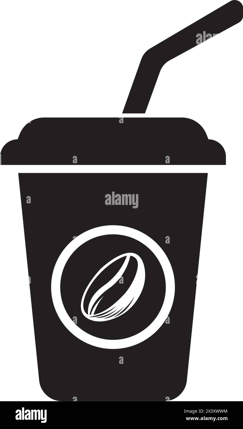 Coffee shop banner design Black and White Stock Photos & Images - Alamy