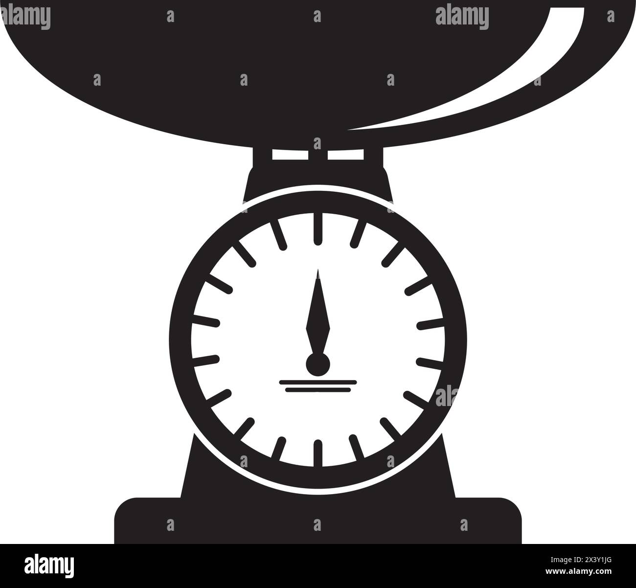 Mechanical weigh scale Black and White Stock Photos & Images - Alamy