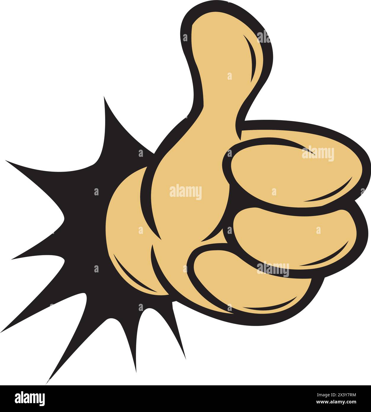 Like thumb icon logo, vector design illustration Stock Vector