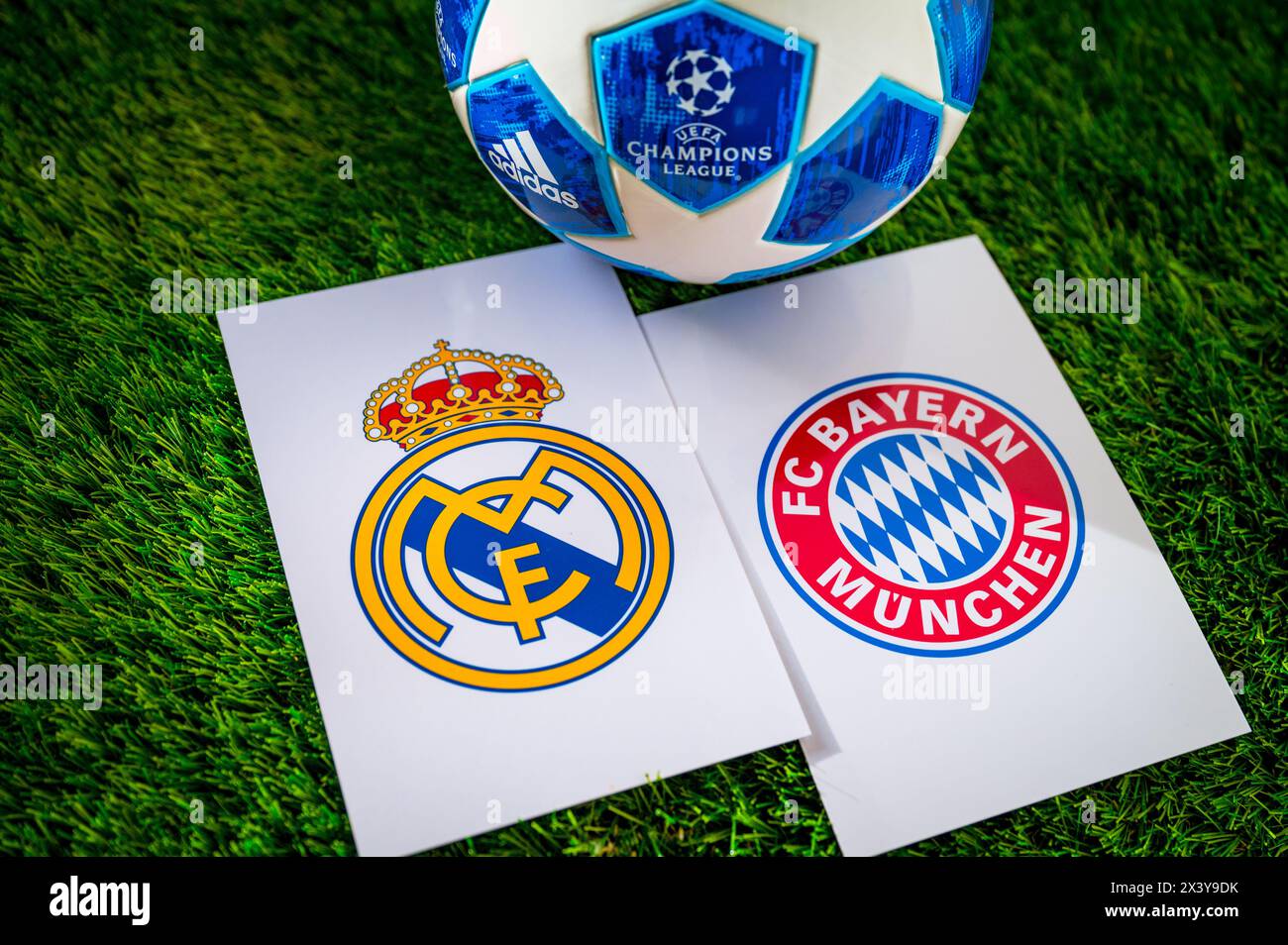 MADRID, SPAIN, APRIL 28. 2024 Real Madrid (ESP) vs Bayern Munich (GER