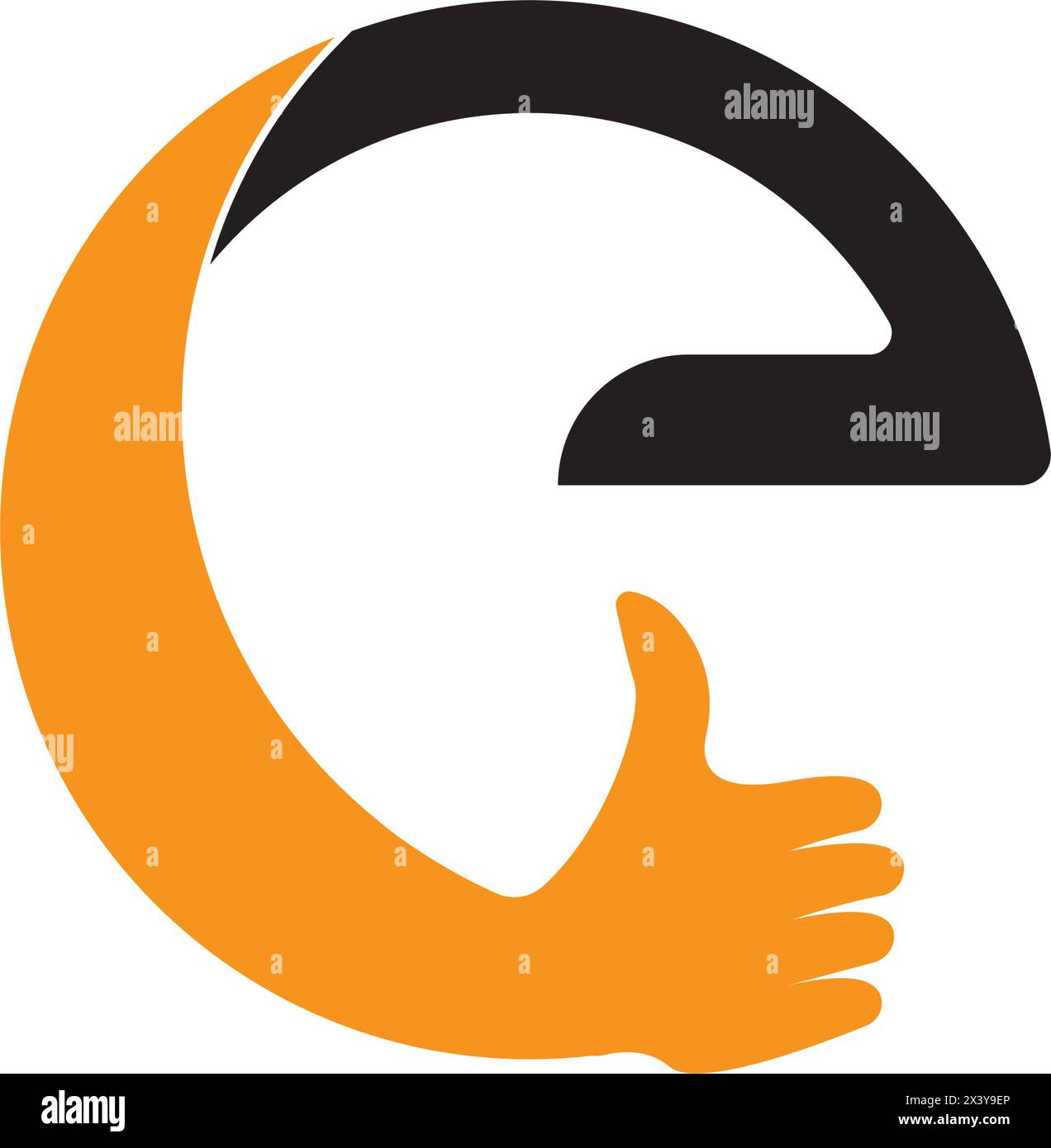 Like thumb icon logo, vector design illustration Stock Vector