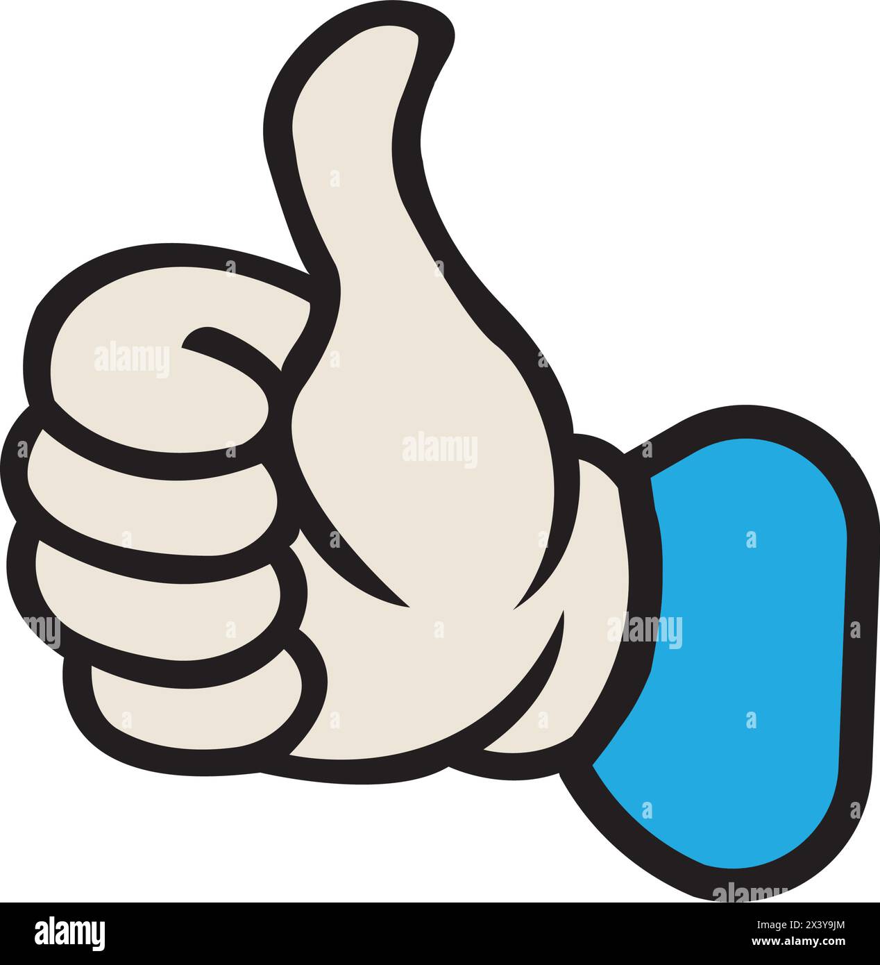 Like thumb icon logo, vector design illustration Stock Vector