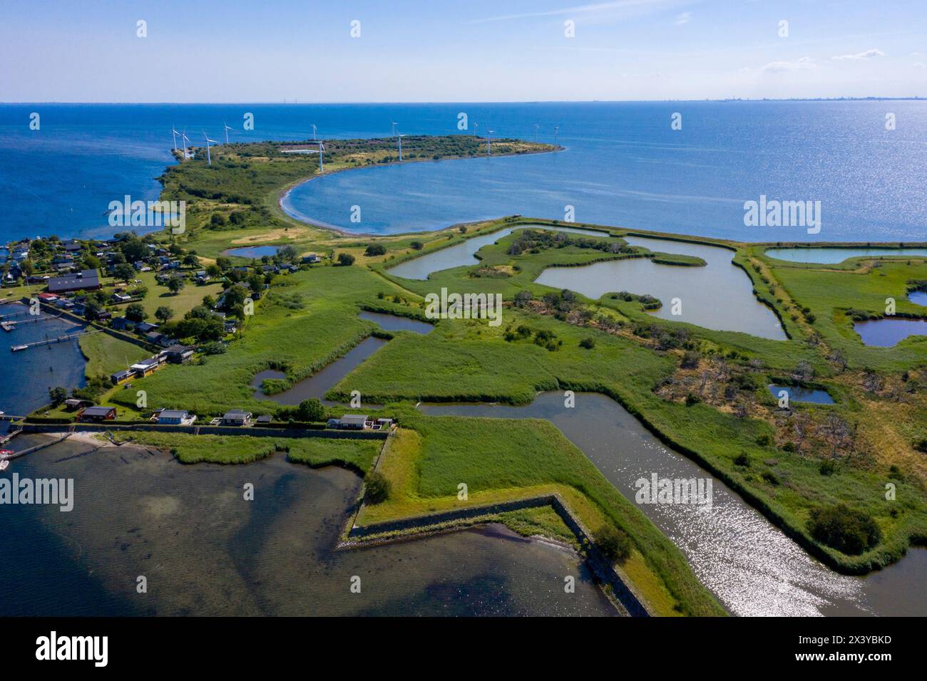Europe, Scandinavia, Sweden. Scania. Landskrona. Graen Nature Reserve ...