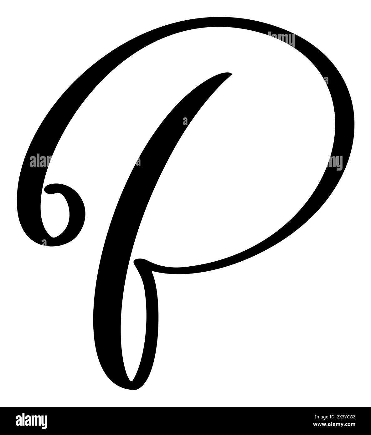 Hand drawn vector calligraphy letter B. Script font logo. Handwritten ...