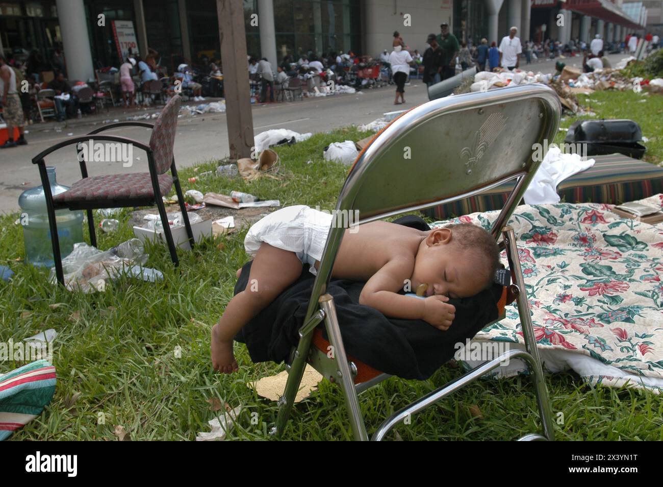 Hurricane Katrina Aftermath Stock Photo