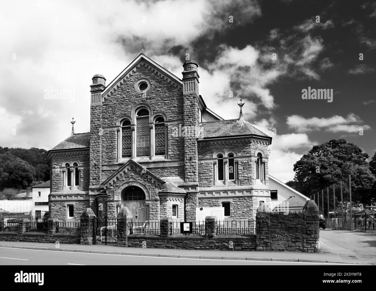 Moriah Baptist Chapel, Risca, built in 1893, is a Grade 2 Listed late ...