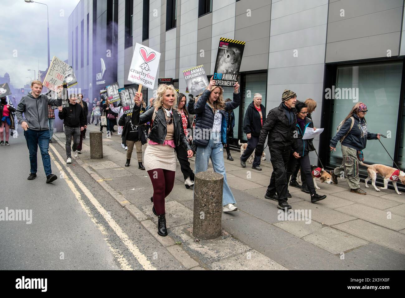 World Day for Animals in Laboratories March and Rally 2024, Liverpool ...