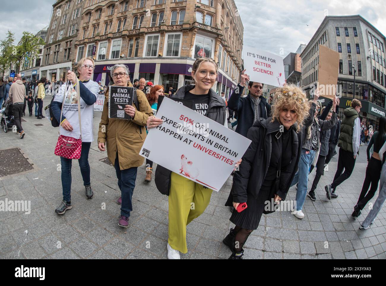 World Day for Animals in Laboratories March and Rally 2024, Liverpool ...
