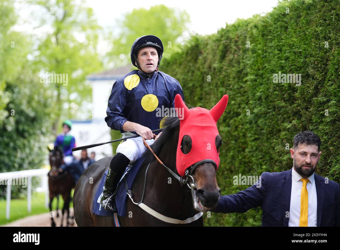 The Amazon ridden by jockey Neil Callan before the British Stallion