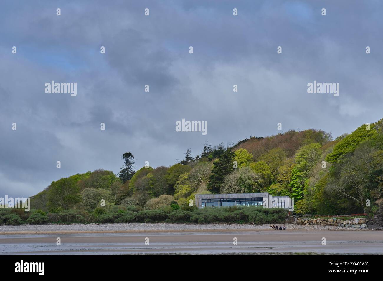 Coast Restaurant at Coppet Hall, near Saundersfoot, Pembrokeshire, Wales Stock Photo