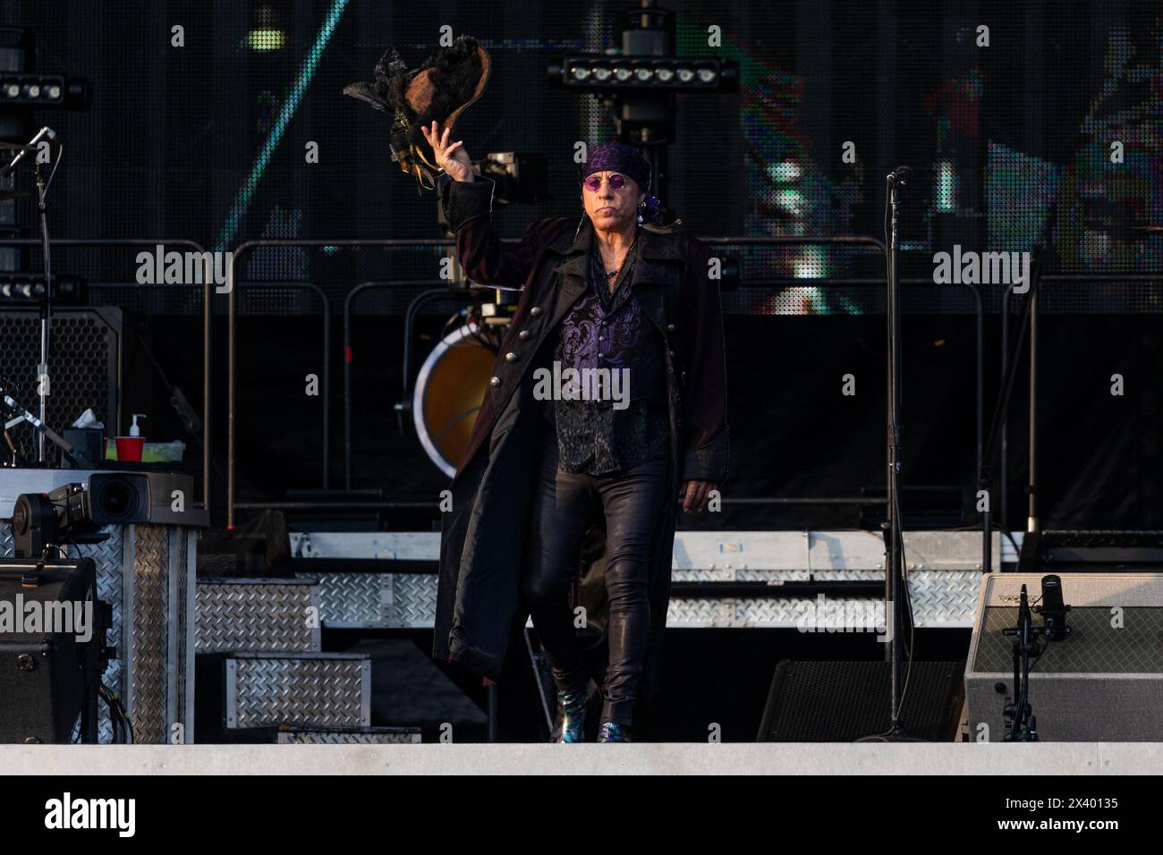 Monza, Italy. 25th July, 2023. Steven Van Zandt of E Street band Bruce during the Springsteen performs live at Autodromo di Monza, Italy, on July 25 2023 Credit: NurPhoto SRL/Alamy Live News Stock Photo