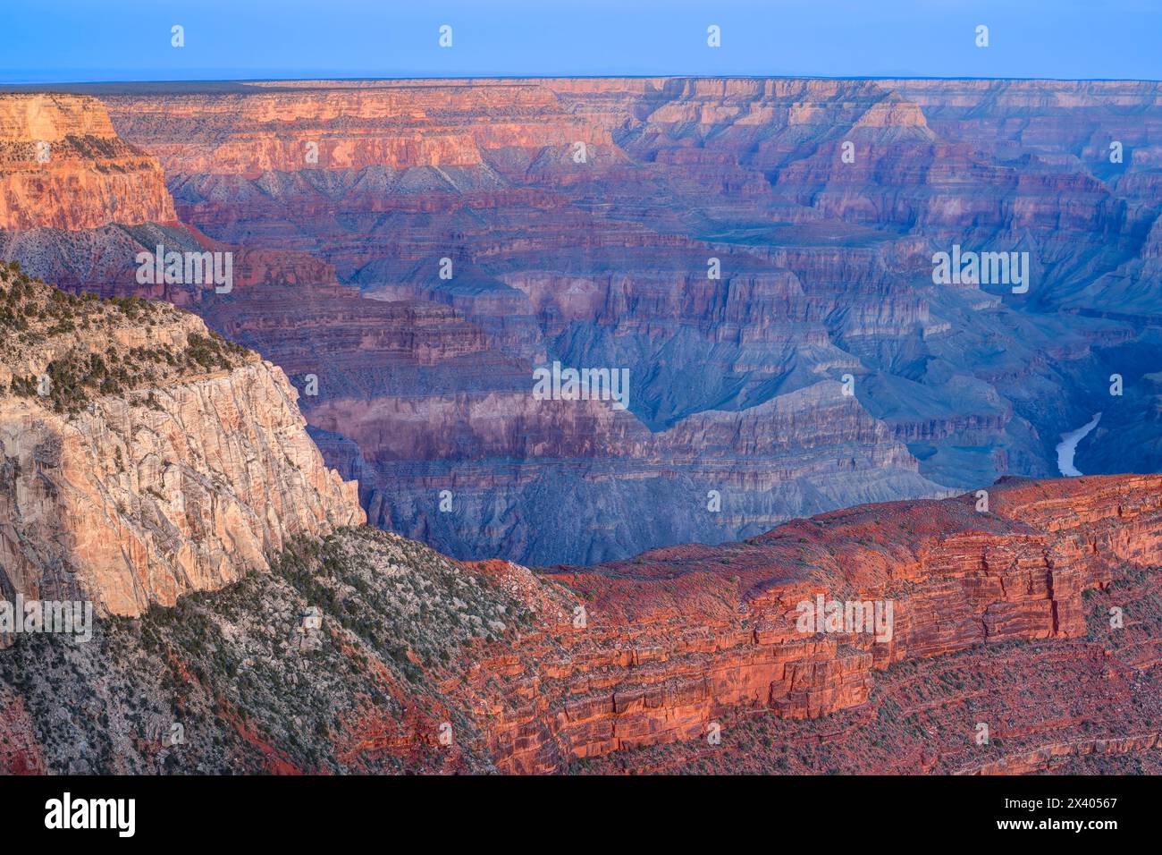 Grand Canyon National Park.  View from Hopi Point.   Arizona, USA Stock Photo